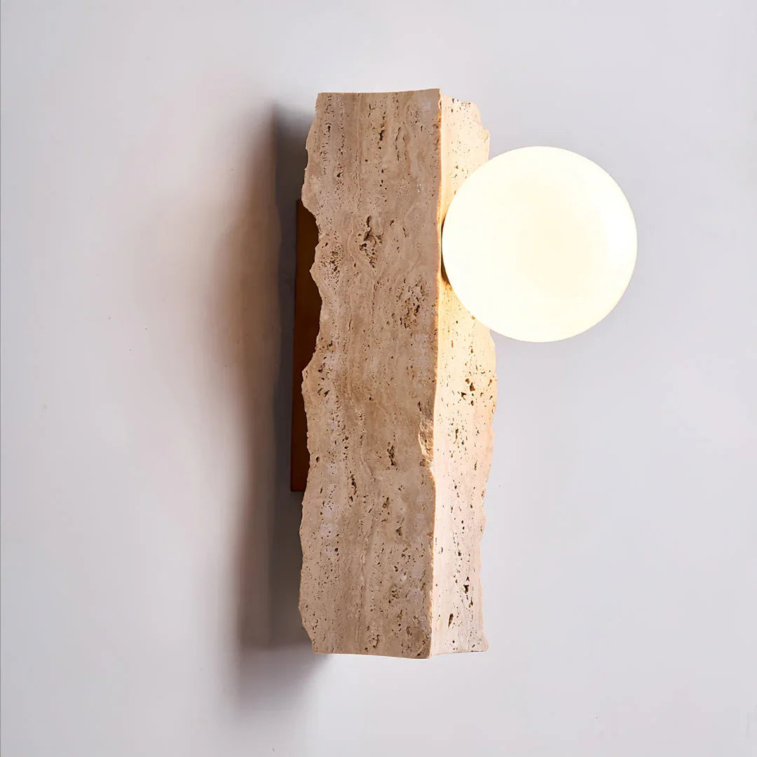 Gilfita Travertine Wall Lamp