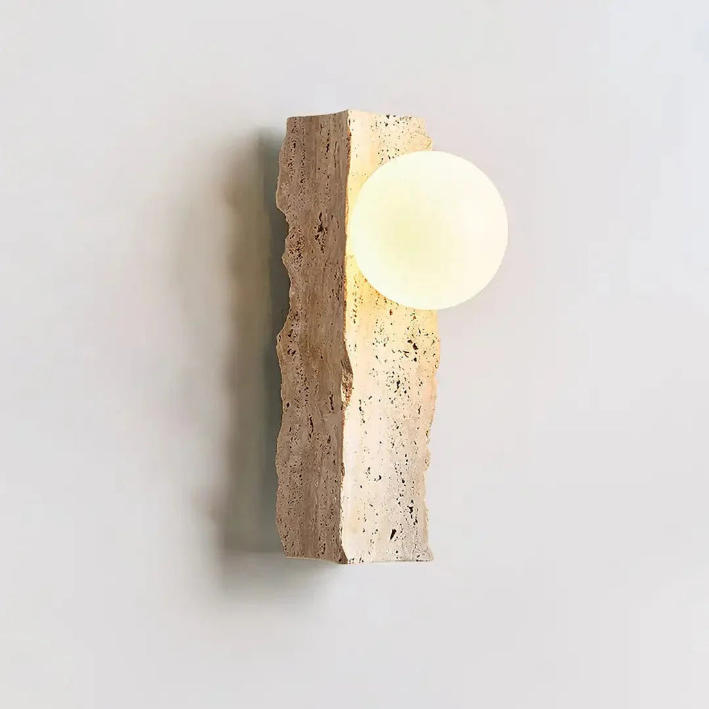 Gilfita Travertine Wall Lamp