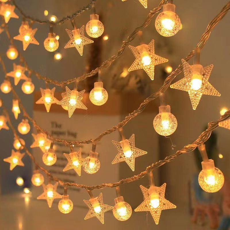 Globe LED String Lights for Atmospheric Home Decor | High & Bury
