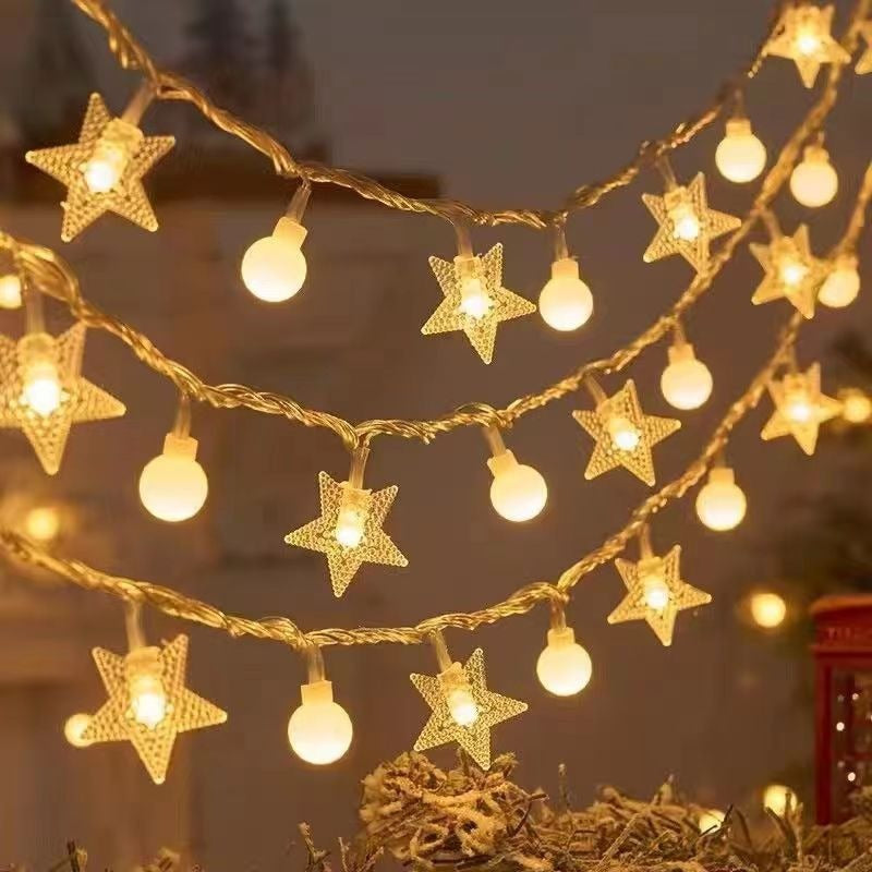 Globe LED String Lights for Atmospheric Home Decor | High & Bury
