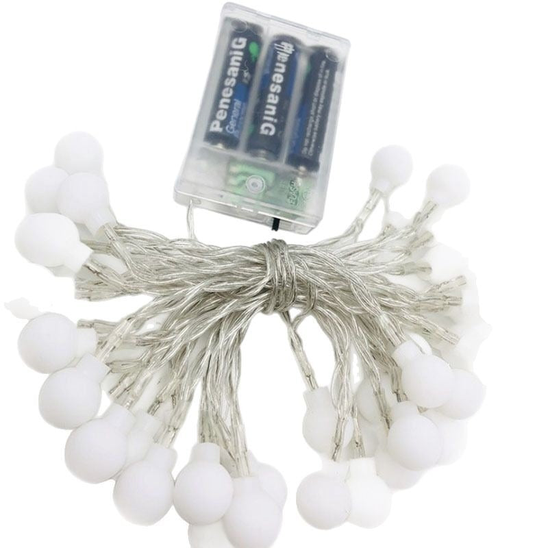 Globe LED String Lights for Atmospheric Home Decor | High & Bury