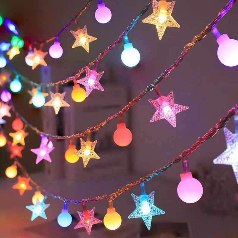 Globe LED String Lights for Atmospheric Home Decor | High & Bury