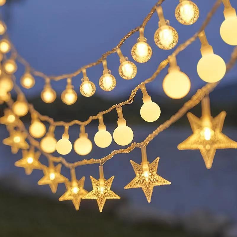 Globe LED String Lights for Atmospheric Home Decor | High & Bury
