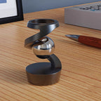 Gravity-Defying Kinetic Desk Toy with Aluminium Helix and Steel Spheres, view 3