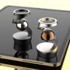 Gravity-Defying Kinetic Desk Toy with Aluminium Helix and Steel Spheres, view 4