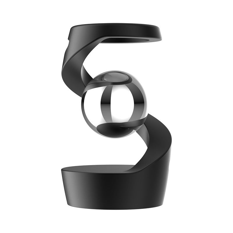 Gravity-Defying Kinetic Desk Toy with Aluminium Helix and Steel Spheres