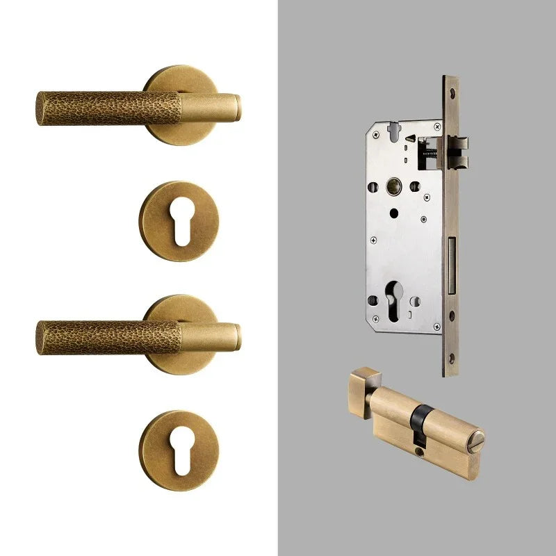 Grovecrest Brass Door Lock Set