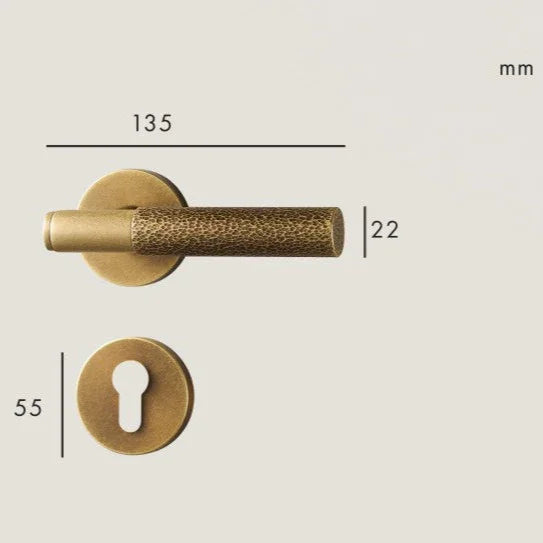 Grovecrest Brass Door Lock Set