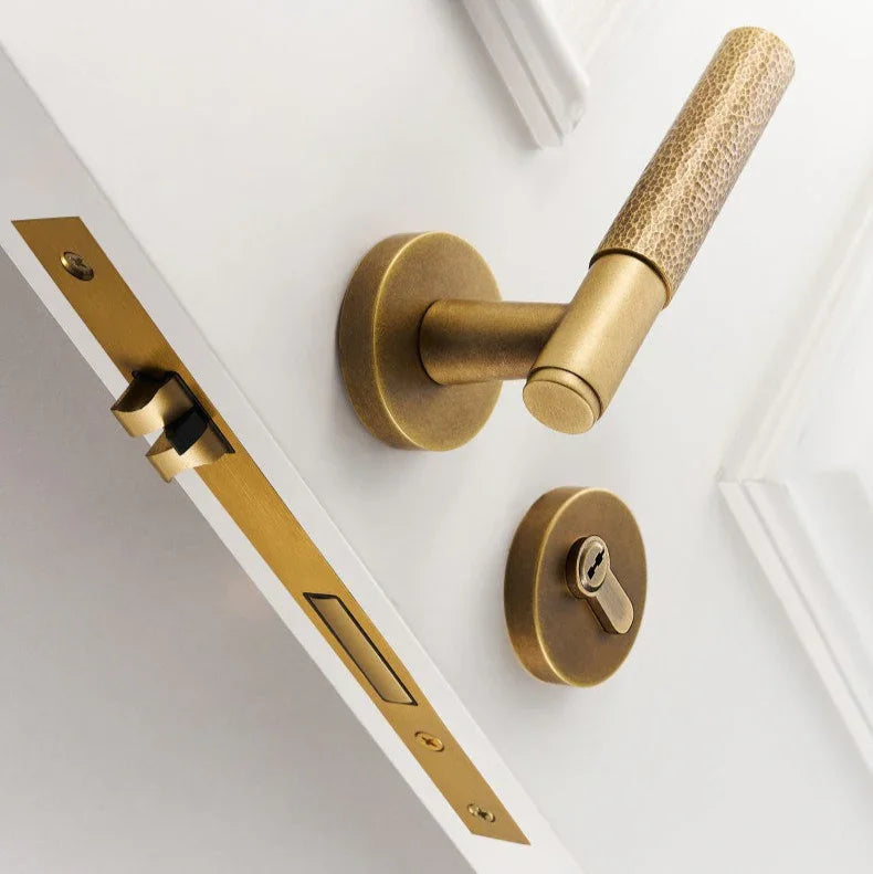 Grovecrest Brass Door Lock Set