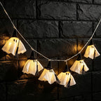 Halloween Ghost Witch LED String Lights Garland | High & Bury