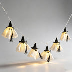 Halloween LED Ghost Witch Light String Garland | High & Bury