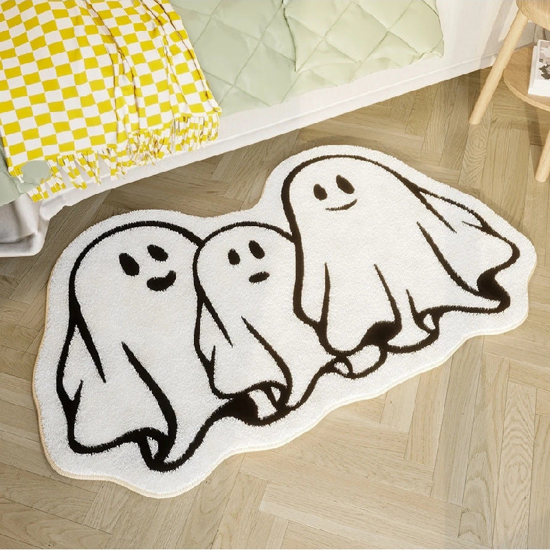 Halloween-Themed Ghost Bath Mat | High & Bury