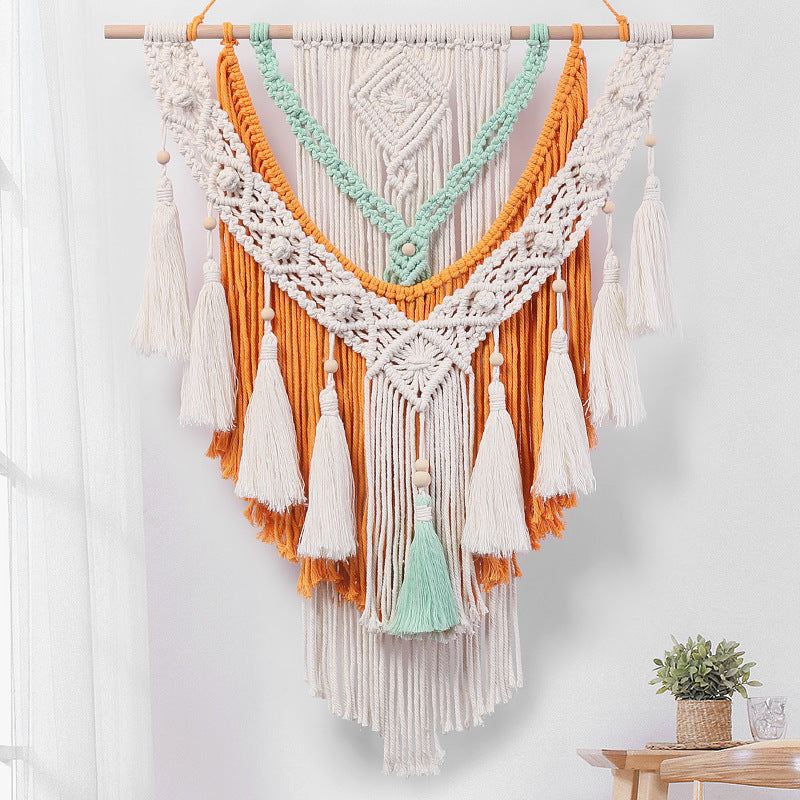 Hand-Knotted Macrame Wall Hanging | High & Bury
