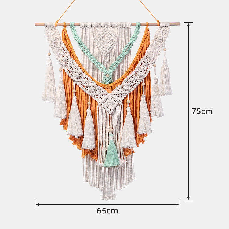 Hand-Knotted Macrame Wall Hanging | High & Bury
