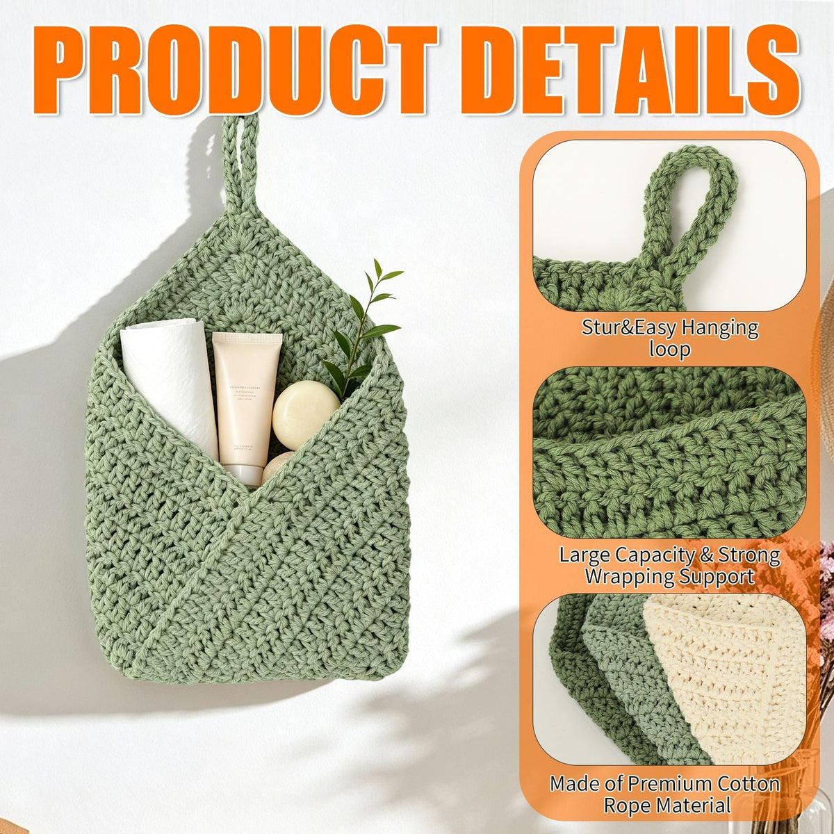 Hand-Knotted Storage Bag | High & Bury