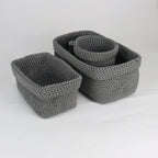 Hand-Knotted Storage Baskets | High & Bury