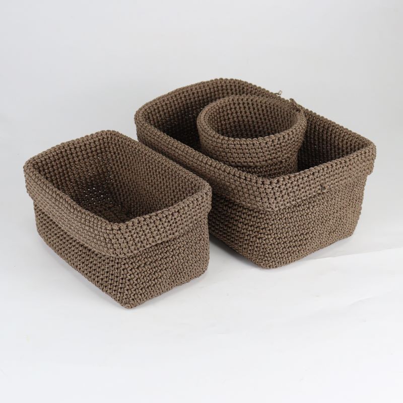 Hand-Knotted Storage Baskets | High & Bury