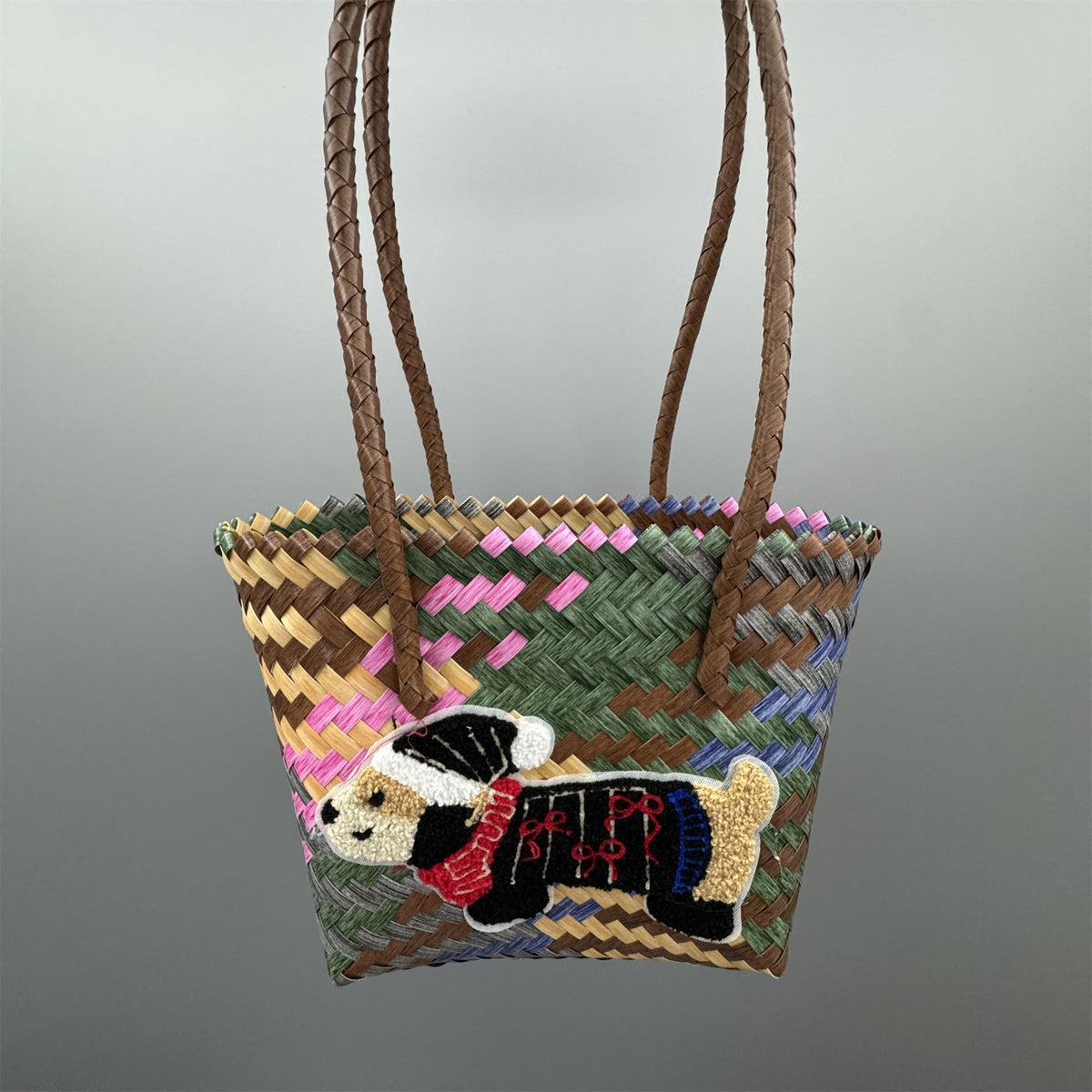 Handbag Bamboo Handwoven | High & Bury