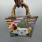Handbag Bamboo Handwoven | High & Bury
