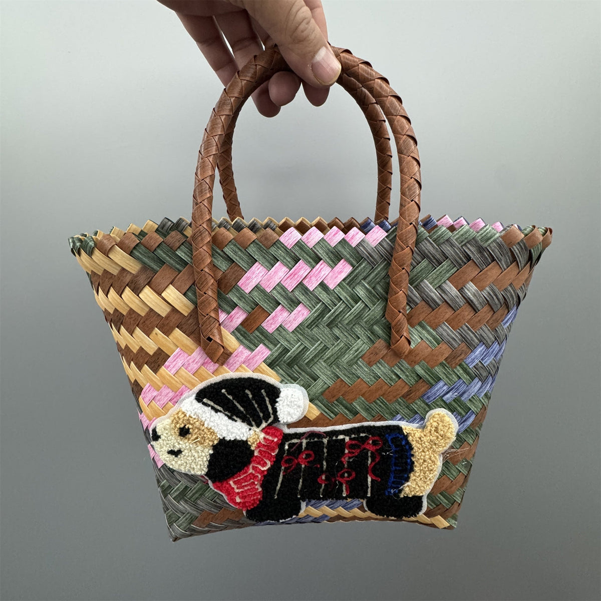 Handbag Bamboo Handwoven | High & Bury