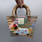 Handbag Bamboo Handwoven | High & Bury