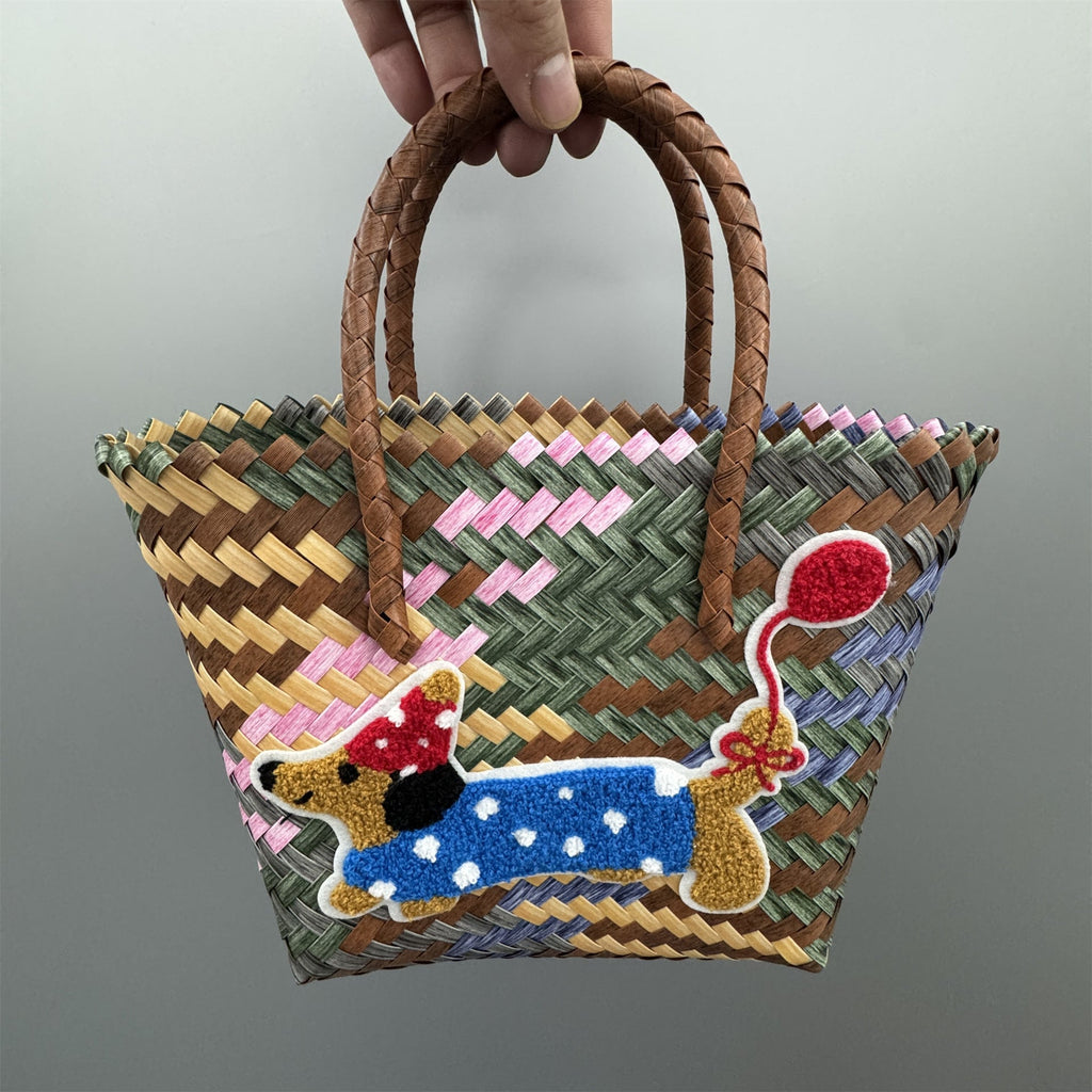 Handbag Bamboo Handwoven | High & Bury