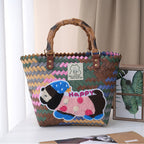 Handbag Wood Handwoven | High & Bury