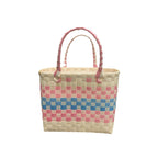 Handbag Yellow White Beige | High & Bury