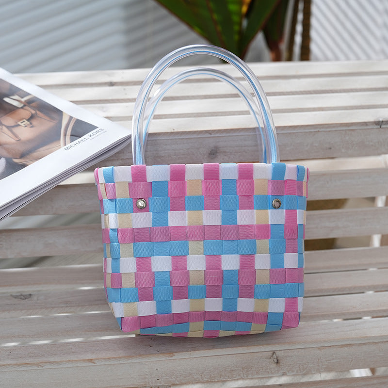 Handbag Yellow White | High & Bury