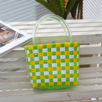 Handbag Yellow White | High & Bury