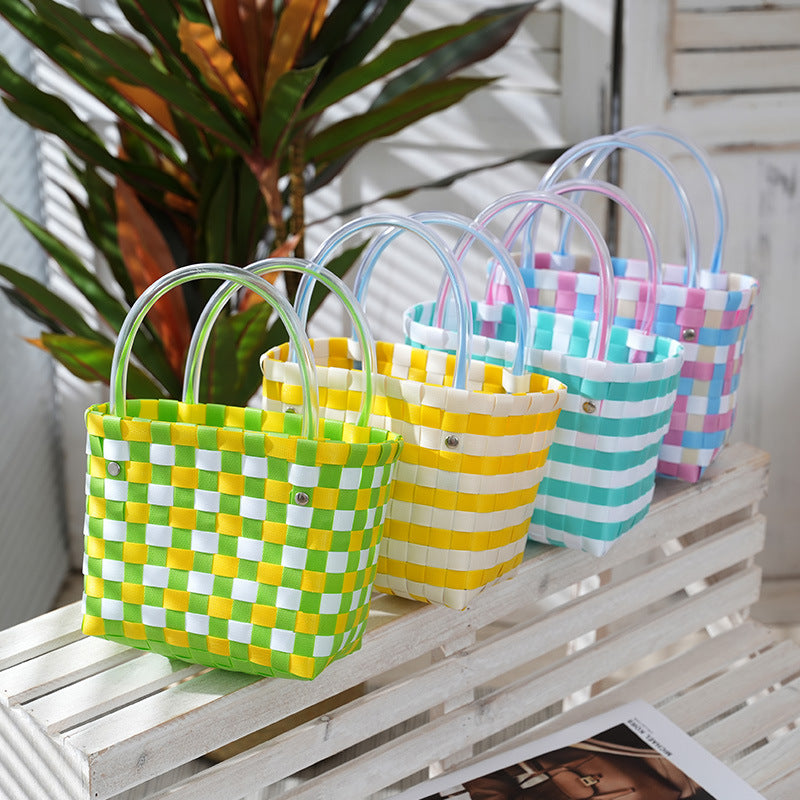 Handbag Yellow White | High & Bury