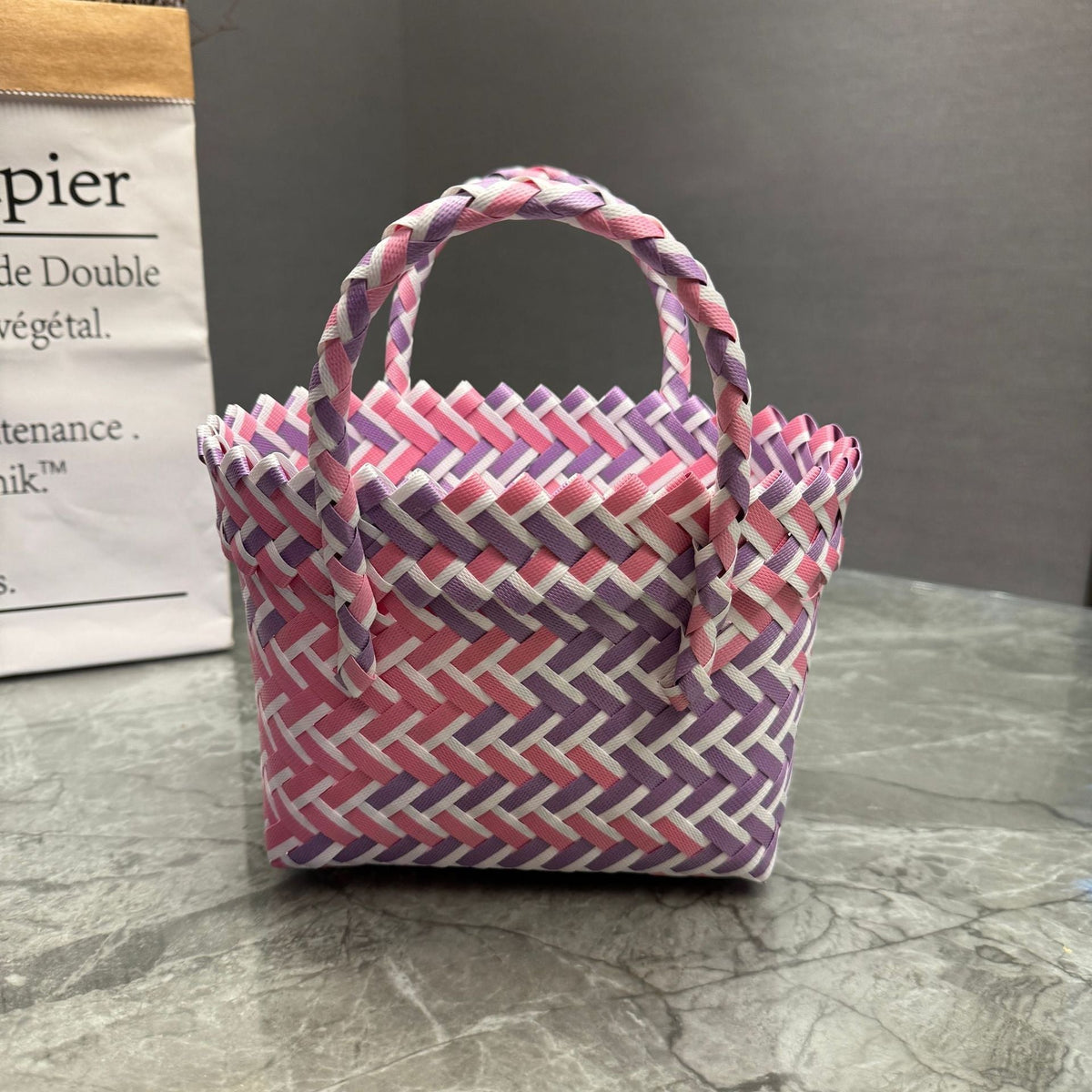 Handcrafted Basket Bag in Stylish Design | High & Bury