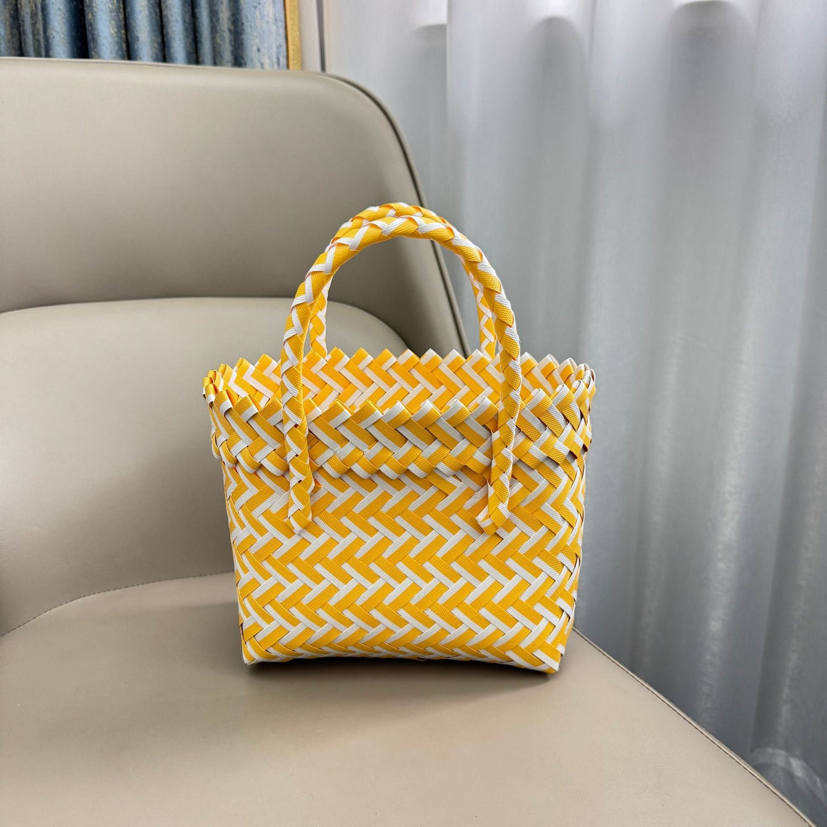 Handcrafted Basket Bag in Stylish Design | High & Bury