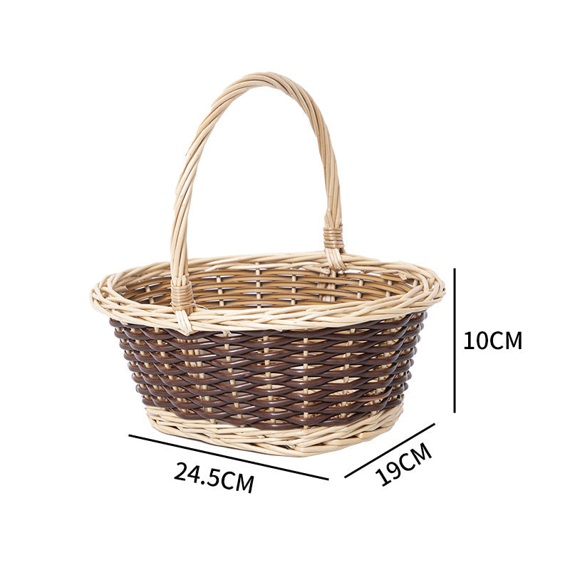 Handcrafted Basket Brown | High & Bury