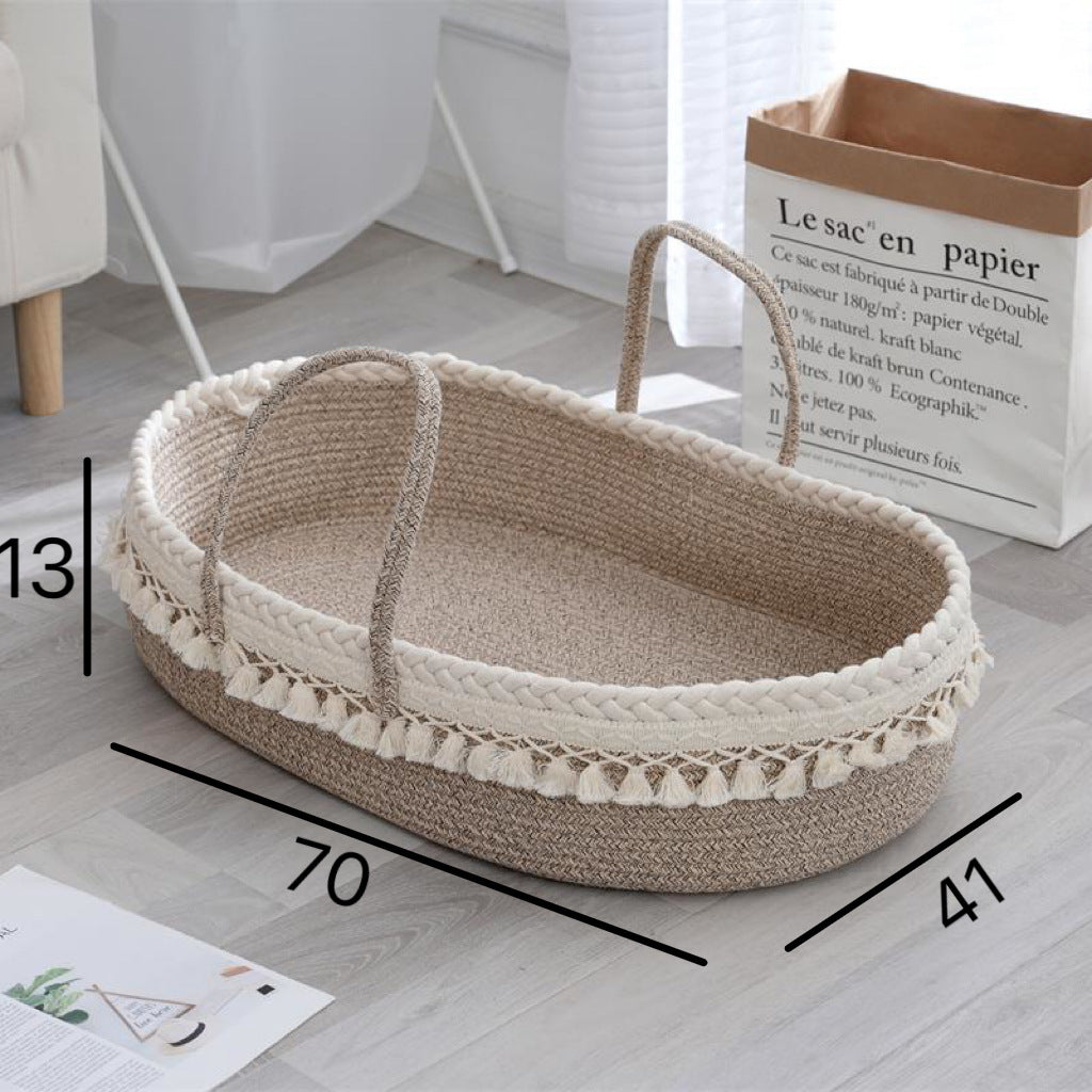 Handcrafted Basket Gray | High & Bury