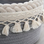 Handcrafted Basket Gray | High & Bury