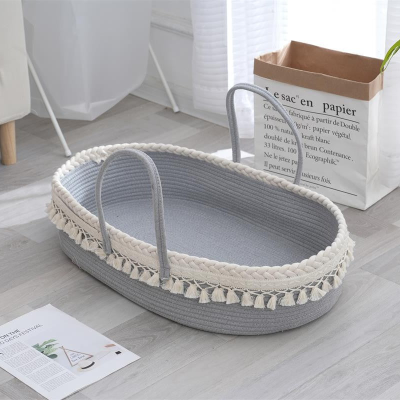 Handcrafted Basket Gray | High & Bury