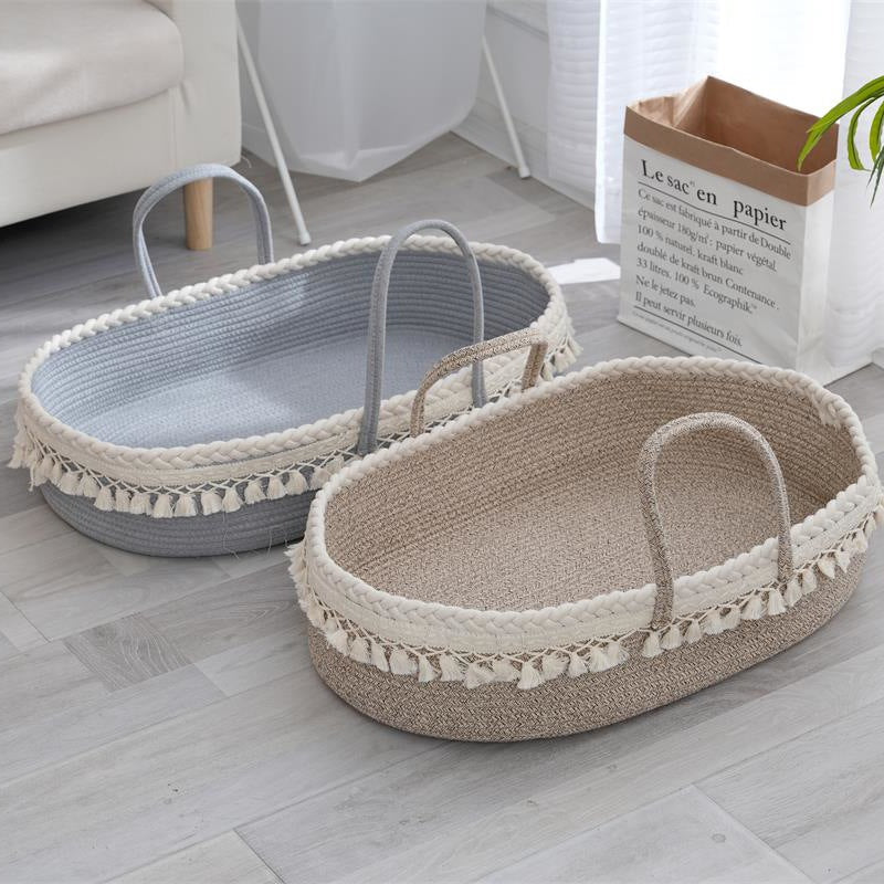 Handcrafted Basket Gray | High & Bury