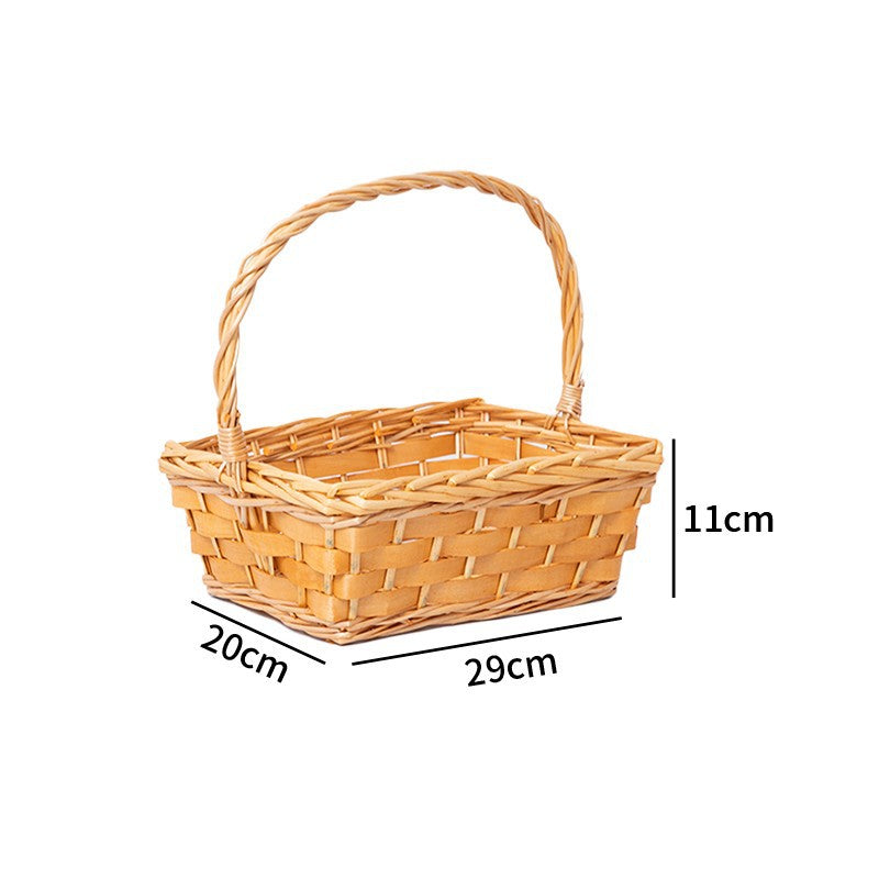 Handcrafted Basket made of Natural Rattan | High & Bury