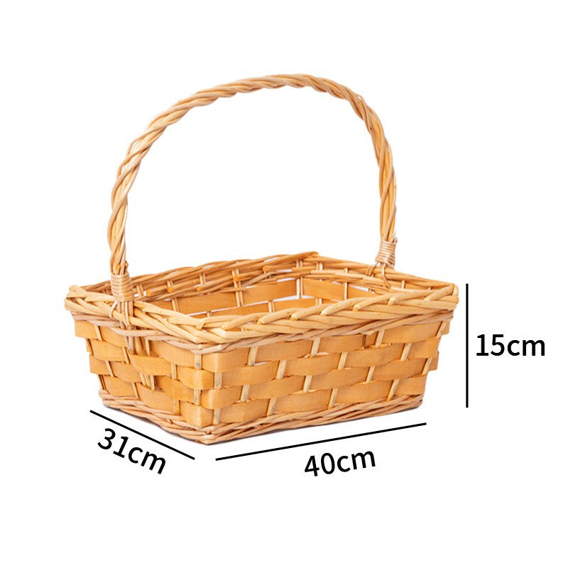 Handcrafted Basket made of Natural Rattan | High & Bury