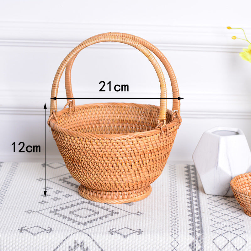 Handcrafted Basket with Two Handles | High & Bury