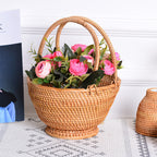Handcrafted Basket with Two Handles | High & Bury