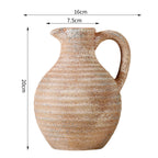 Handcrafted Ceramic Vase with Ribbed Structure | High & Bury