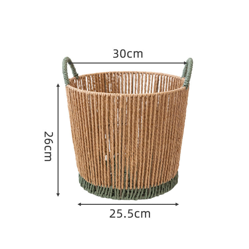 Handcrafted Decoration Basket Brown | High & Bury