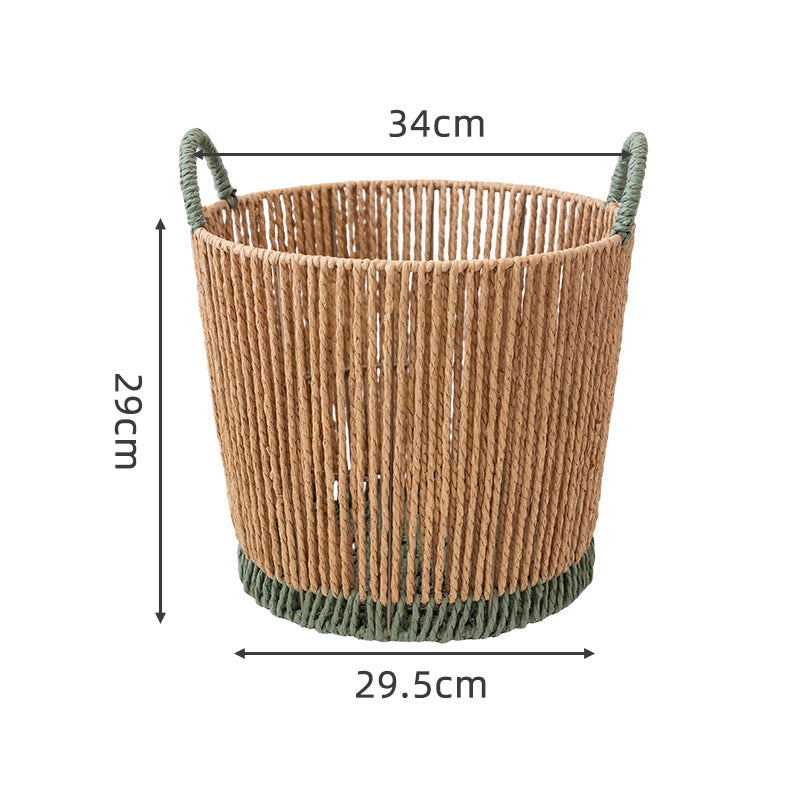 Handcrafted Decoration Basket Brown | High & Bury