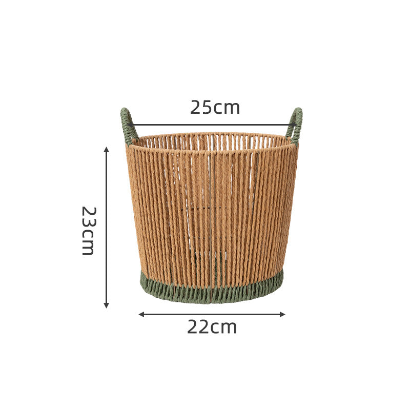 Handcrafted Decoration Basket Brown | High & Bury