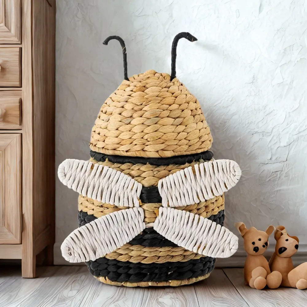 Handcrafted Decoration Basket made of Natural Materials | High & Bury