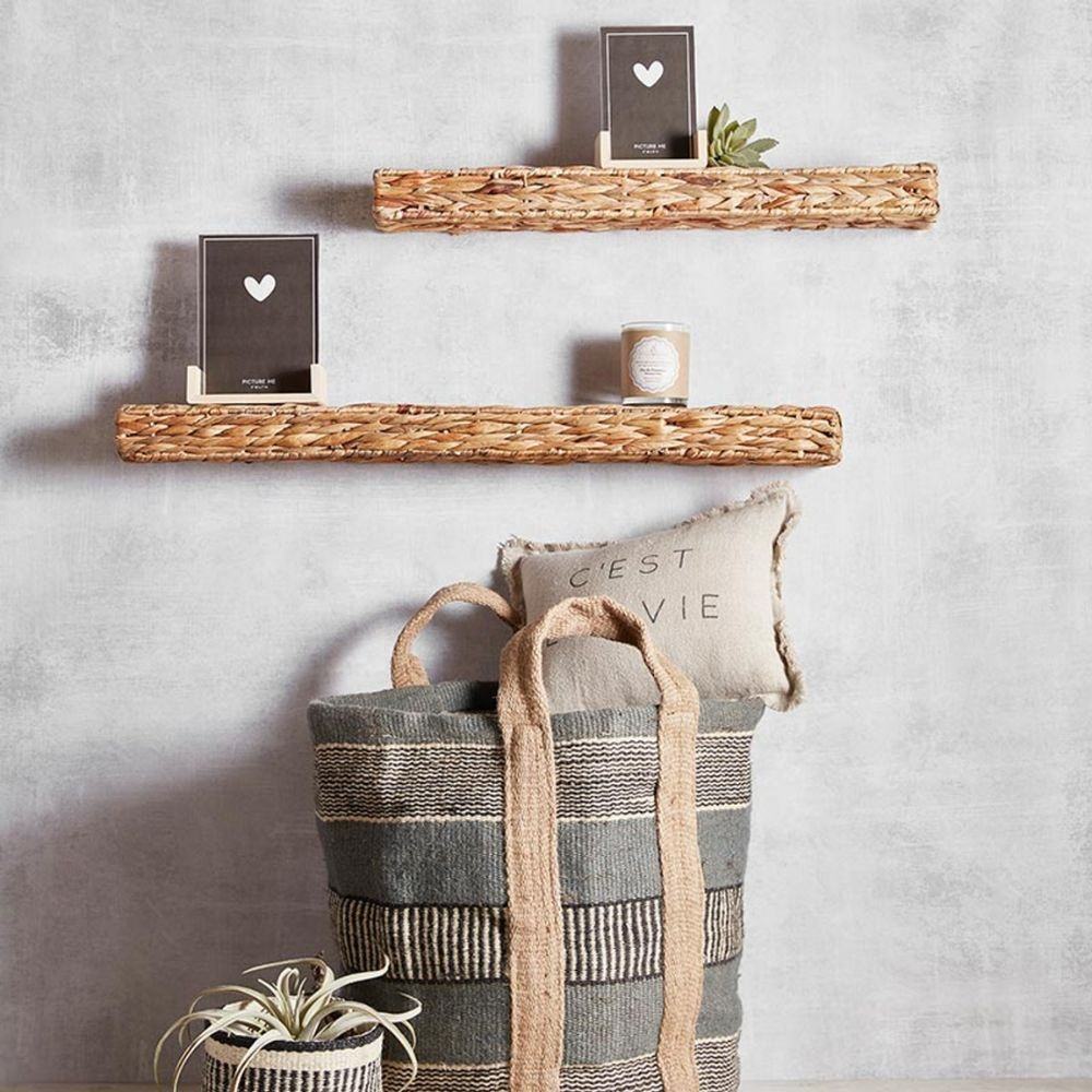 Handcrafted Decoration Basket made of Natural Materials Model Zqvw | High & Bury