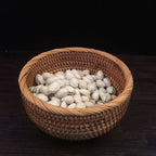 Handcrafted Decorative Fruit Basket made of Rattan | High & Bury