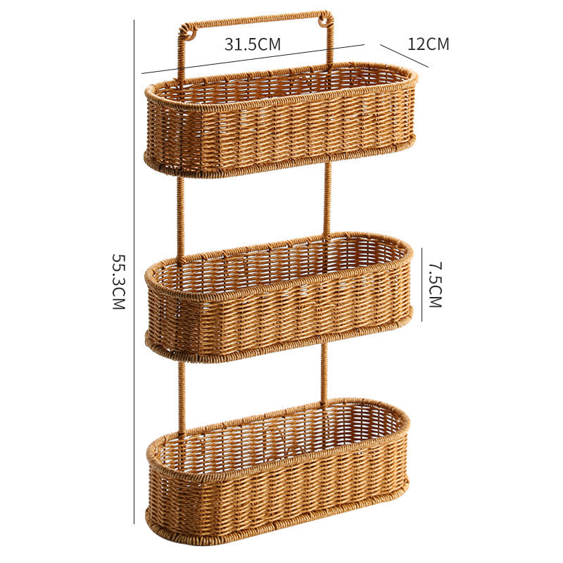 Handcrafted Decorative Storage Basket Oval Long | High & Bury